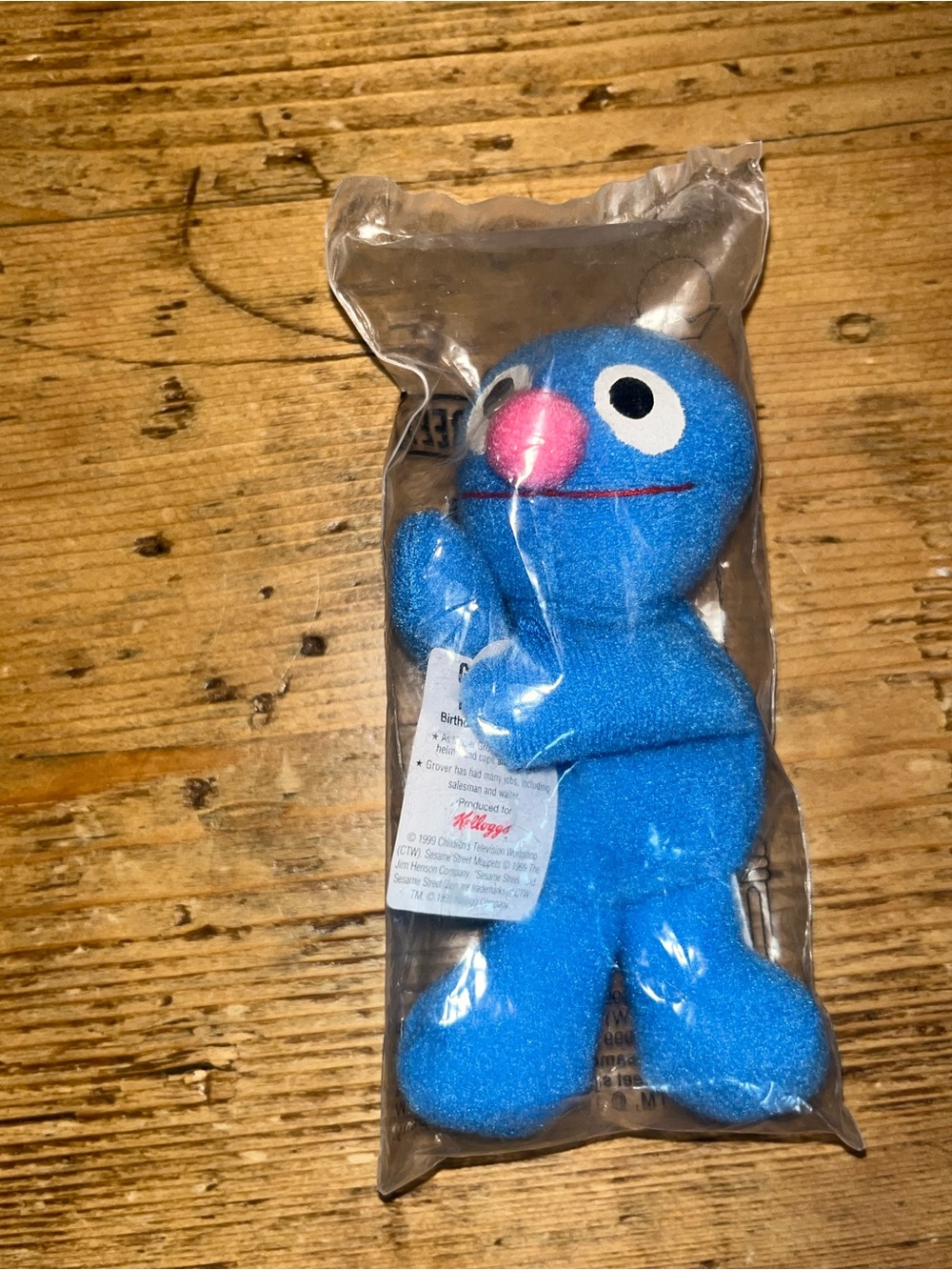 1999 Blue Grover Mini Beans. New in package